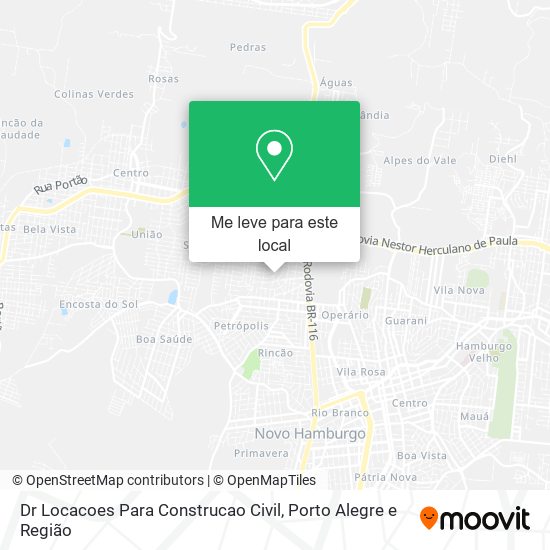 Dr Locacoes Para Construcao Civil mapa