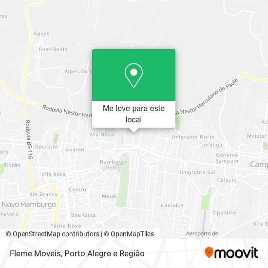 Fleme Moveis mapa