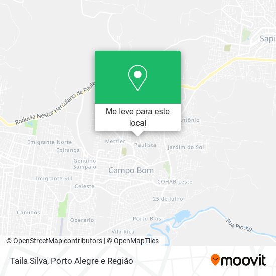 Taila Silva mapa