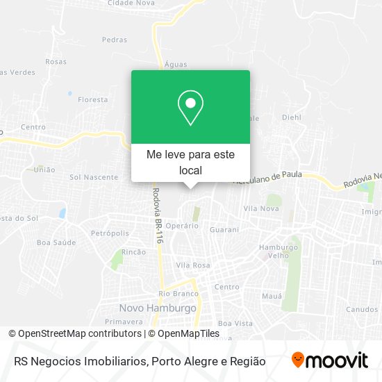 RS Negocios Imobiliarios mapa