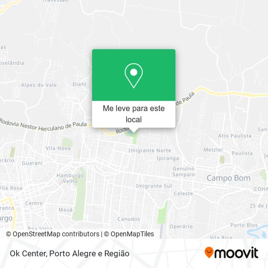 Ok Center mapa