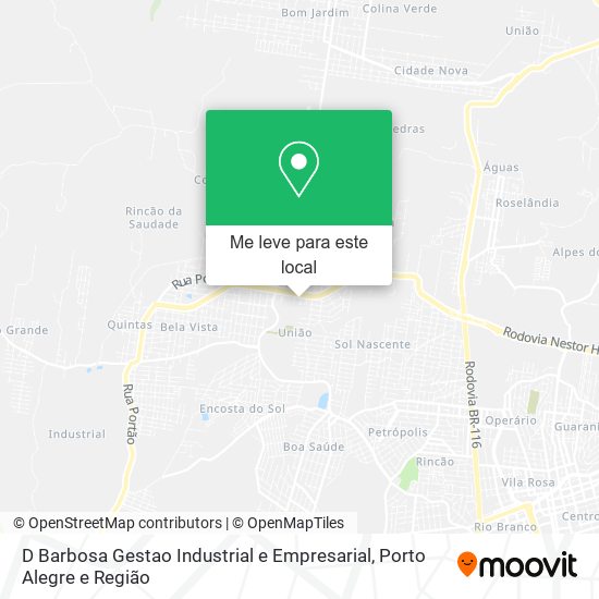 D Barbosa Gestao Industrial e Empresarial mapa