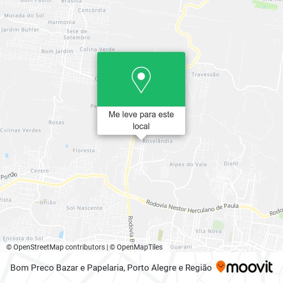 Bom Preco Bazar e Papelaria mapa