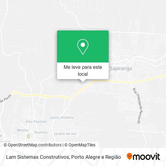 Lam Sistemas Construtivos mapa