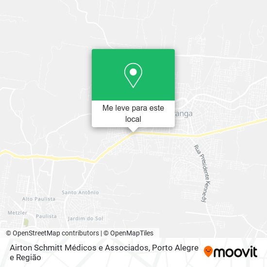 Airton Schmitt Médicos e Associados mapa