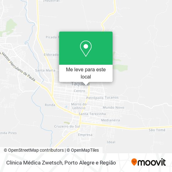 Clínica Médica Zwetsch mapa