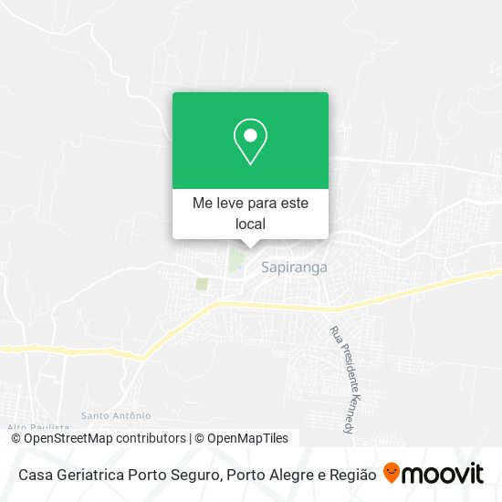 Casa Geriatrica Porto Seguro mapa