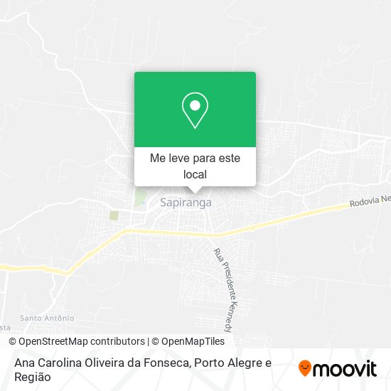 Ana Carolina Oliveira da Fonseca mapa