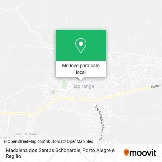 Madalena dos Santos Schonardie mapa