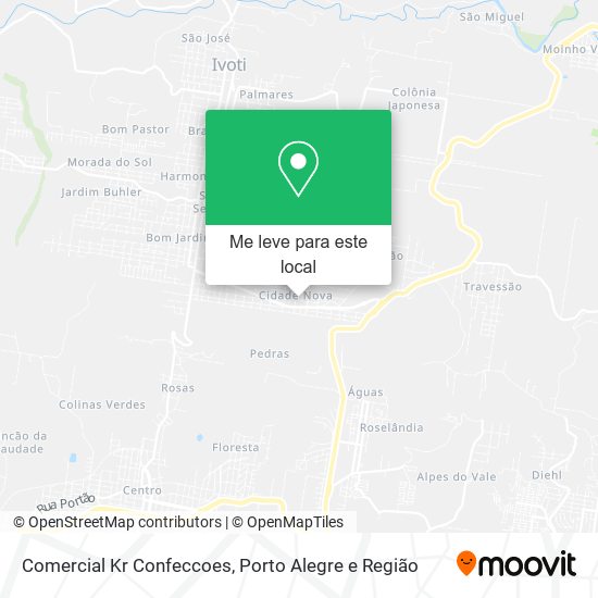 Comercial Kr Confeccoes mapa