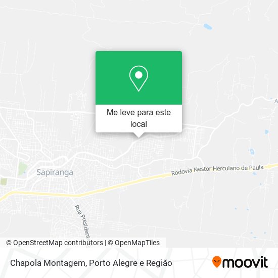 Chapola Montagem mapa