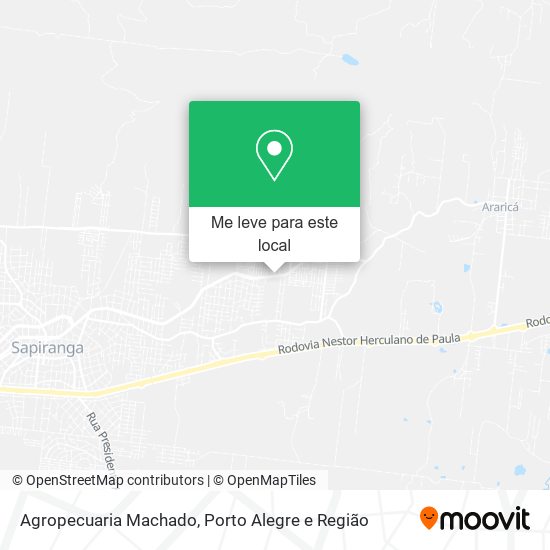 Agropecuaria Machado mapa