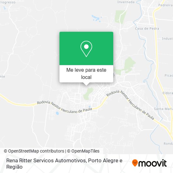 Rena Ritter Servicos Automotivos mapa