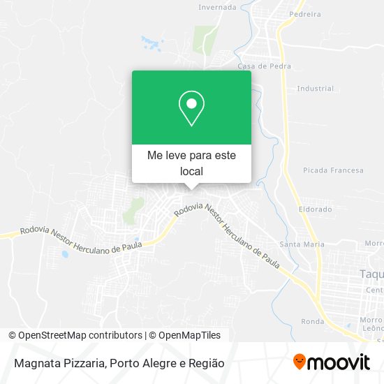 Magnata Pizzaria mapa
