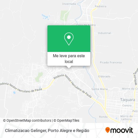 Climatizacao Gelinger mapa