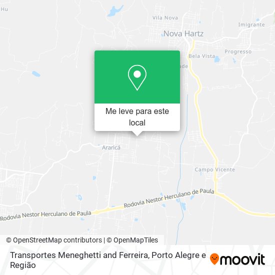 Transportes Meneghetti and Ferreira mapa