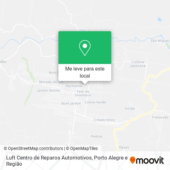 Luft Centro de Reparos Automotivos mapa