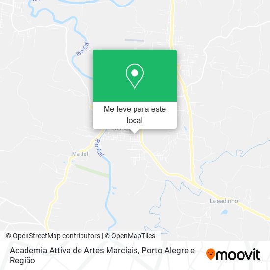 Academia Attiva de Artes Marciais mapa