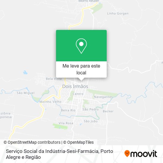 Serviço Social da Indústria-Sesi-Farmácia mapa