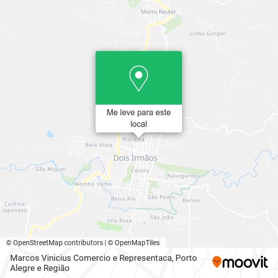 Marcos Vinicius Comercio e Representaca mapa