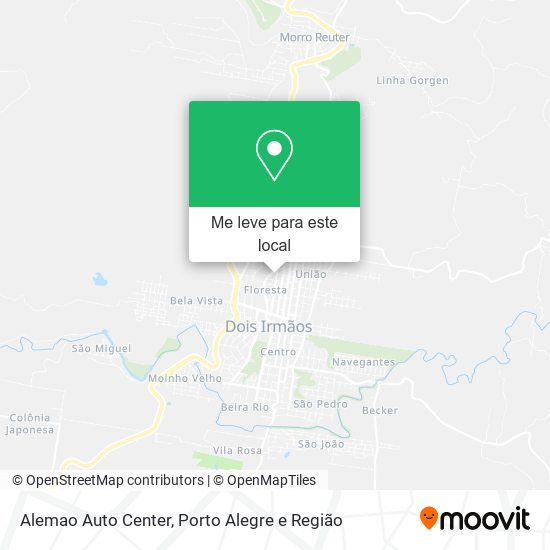 Alemao Auto Center mapa