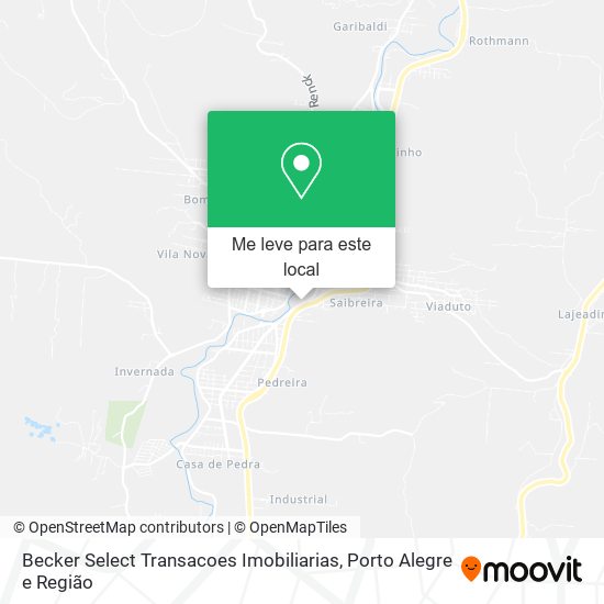 Becker Select Transacoes Imobiliarias mapa