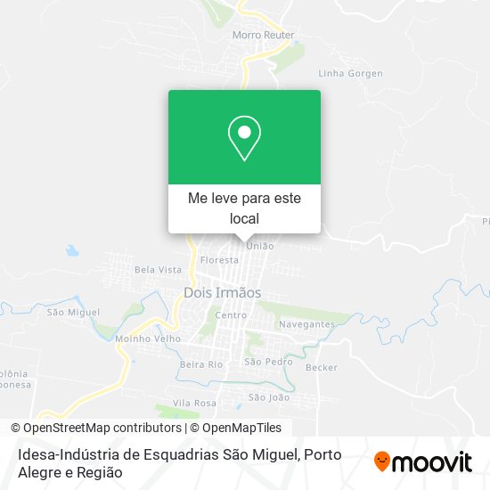 Idesa-Indústria de Esquadrias São Miguel mapa