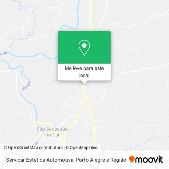 Servicar Estetica Automotiva mapa