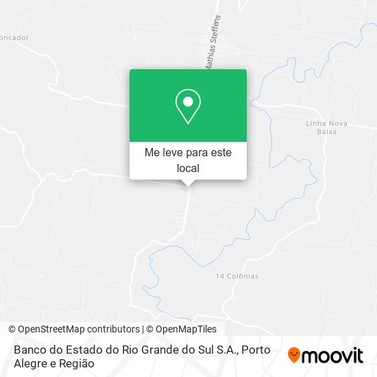 Banco do Estado do Rio Grande do Sul S.A. mapa