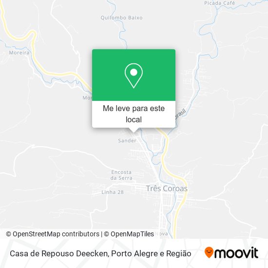 Casa de Repouso Deecken mapa