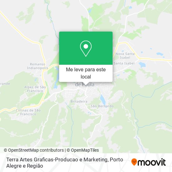 Terra Artes Graficas-Producao e Marketing mapa