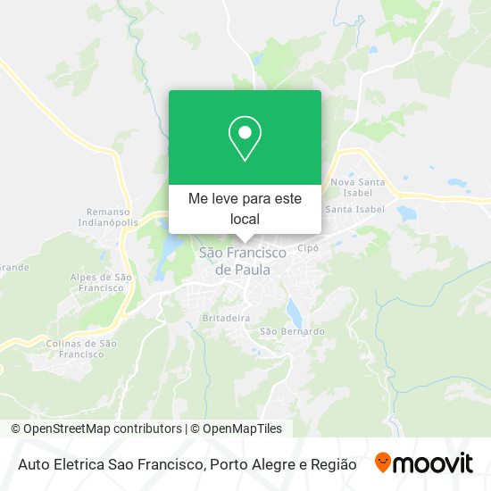 Auto Eletrica Sao Francisco mapa