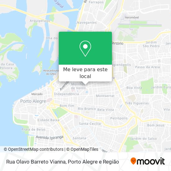 Rua Olavo Barreto Vianna mapa