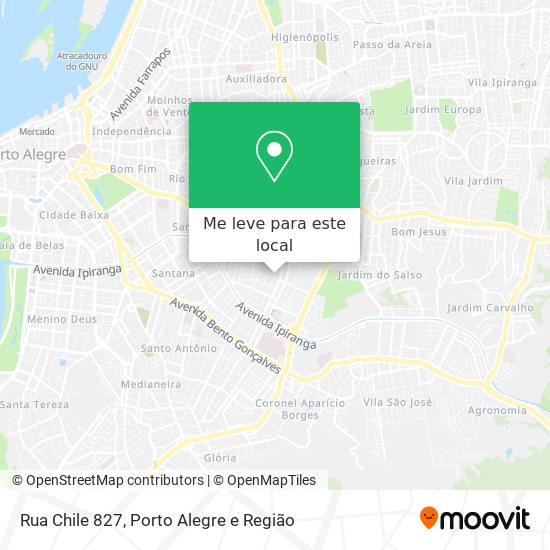 Rua Chile 827 mapa