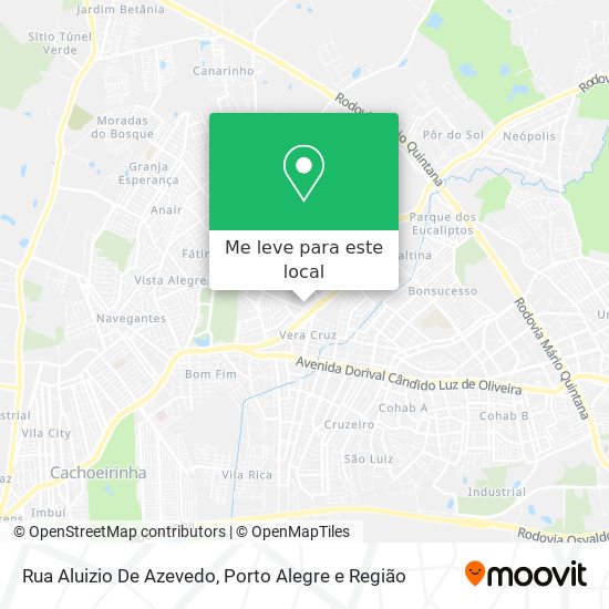 Rua Aluizio De Azevedo mapa