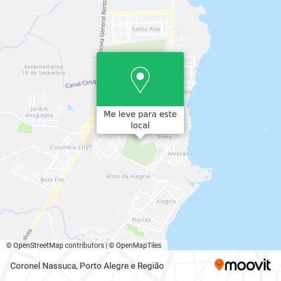 Coronel Nassuca mapa