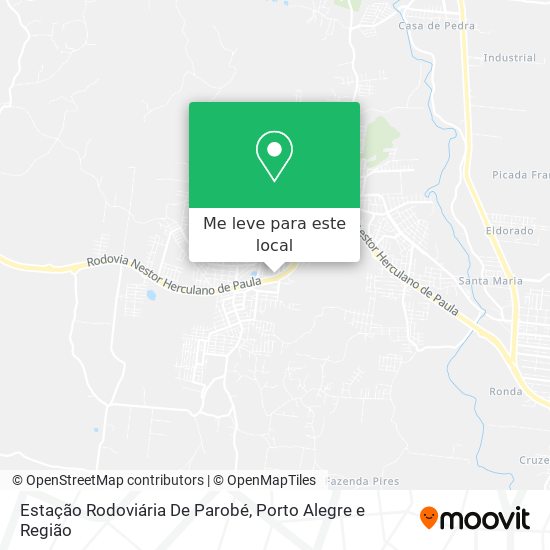 Estação Rodoviária De Parobé mapa
