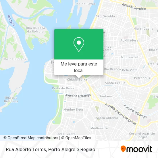 Rua Alberto Torres mapa