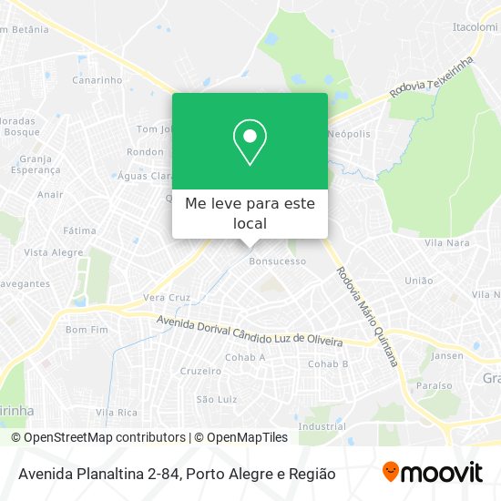 Avenida Planaltina 2-84 mapa