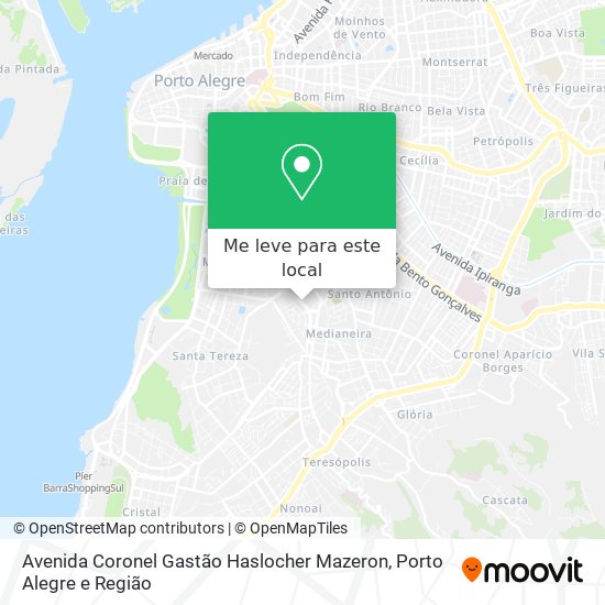 Avenida Coronel Gastão Haslocher Mazeron mapa