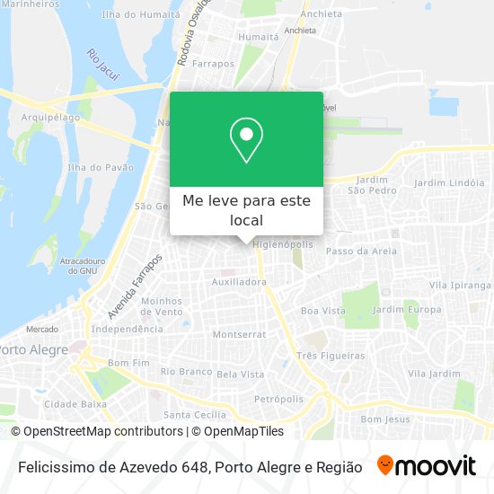 Felicissimo de Azevedo 648 mapa