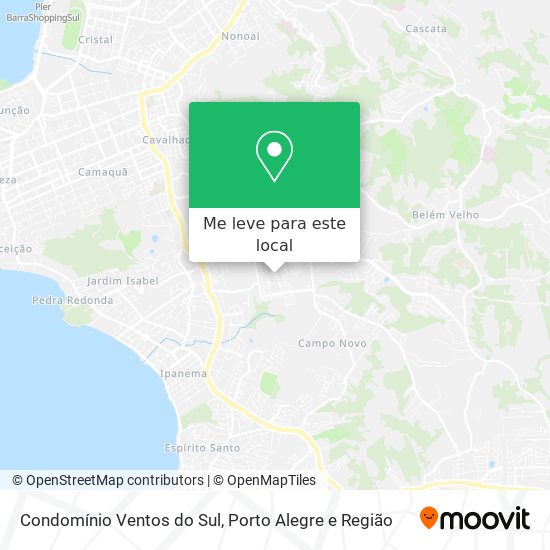 Condomínio Ventos do Sul mapa