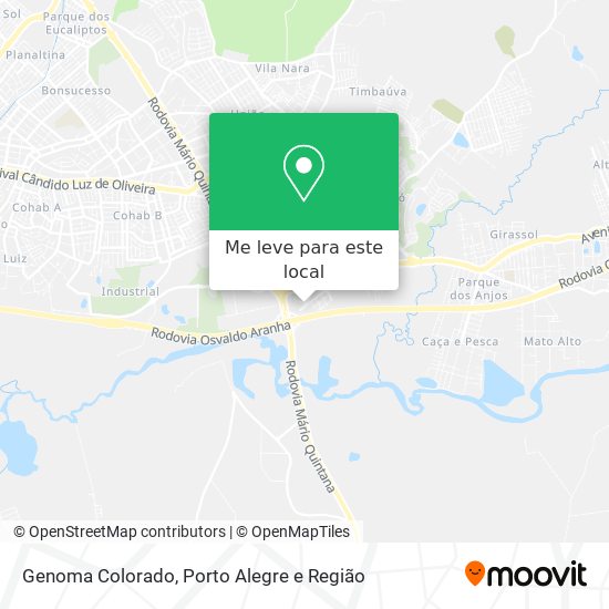 Genoma Colorado mapa
