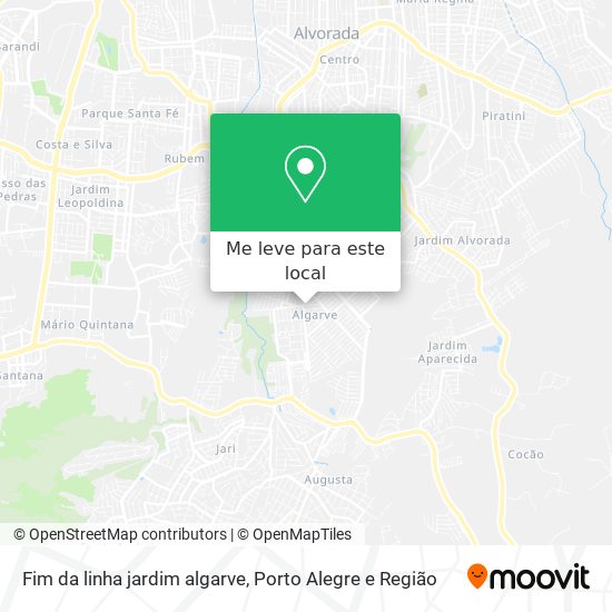 Fim da linha jardim algarve mapa