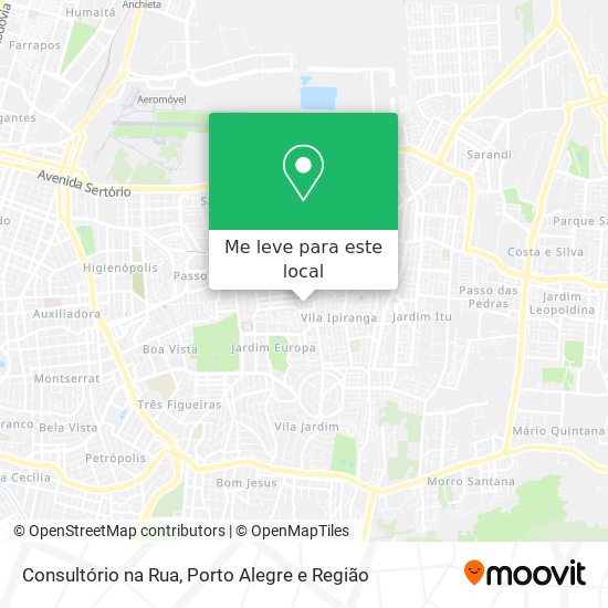 Consultório na Rua mapa