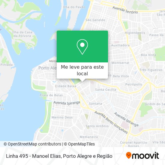 Linha 495 - Manoel Elias mapa