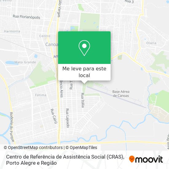 Centro de Referência de Assistência Social (CRAS) mapa