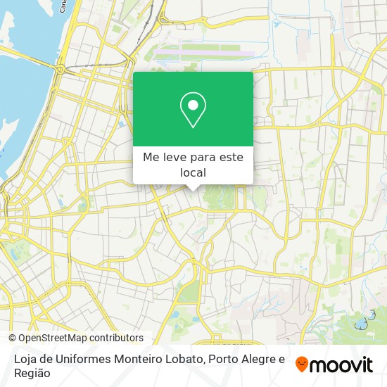 Loja de Uniformes Monteiro Lobato mapa