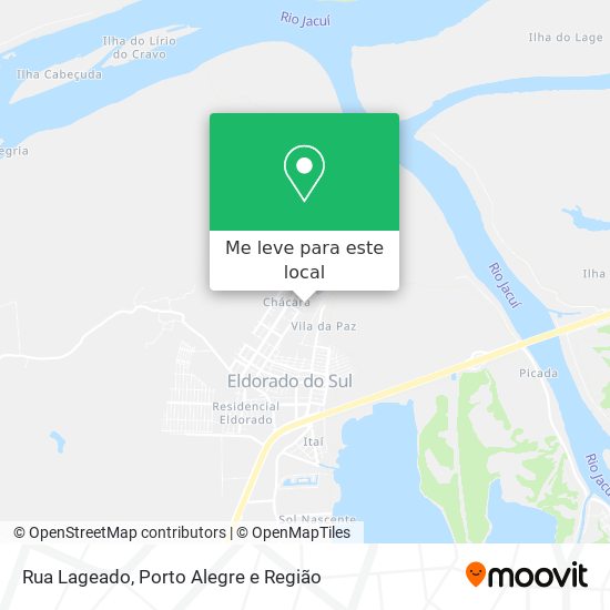 Rua Lageado mapa