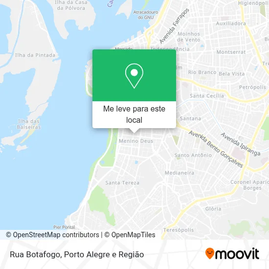 Rua Botafogo mapa